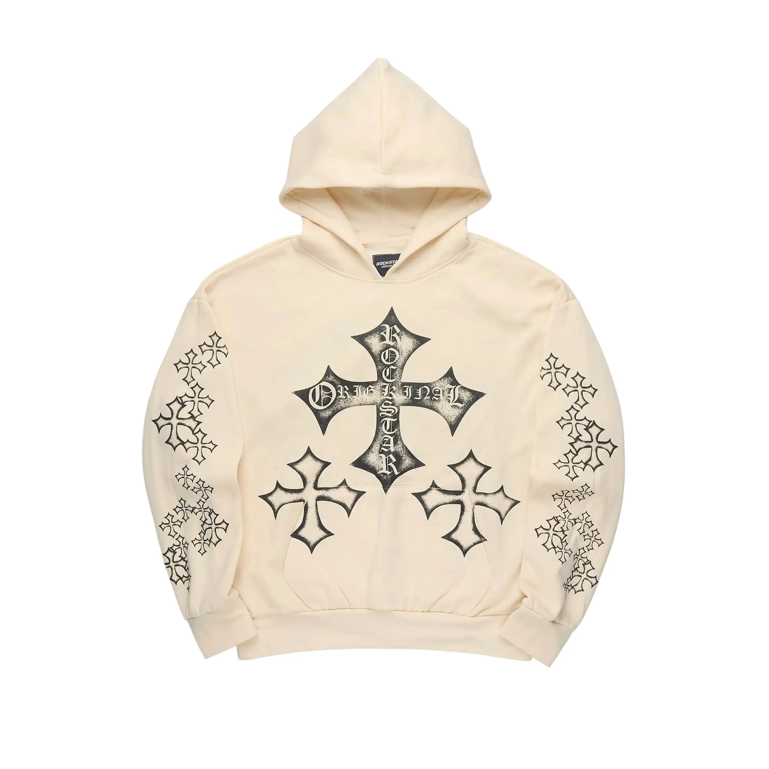 Marzion Sand/Black Hoodie
