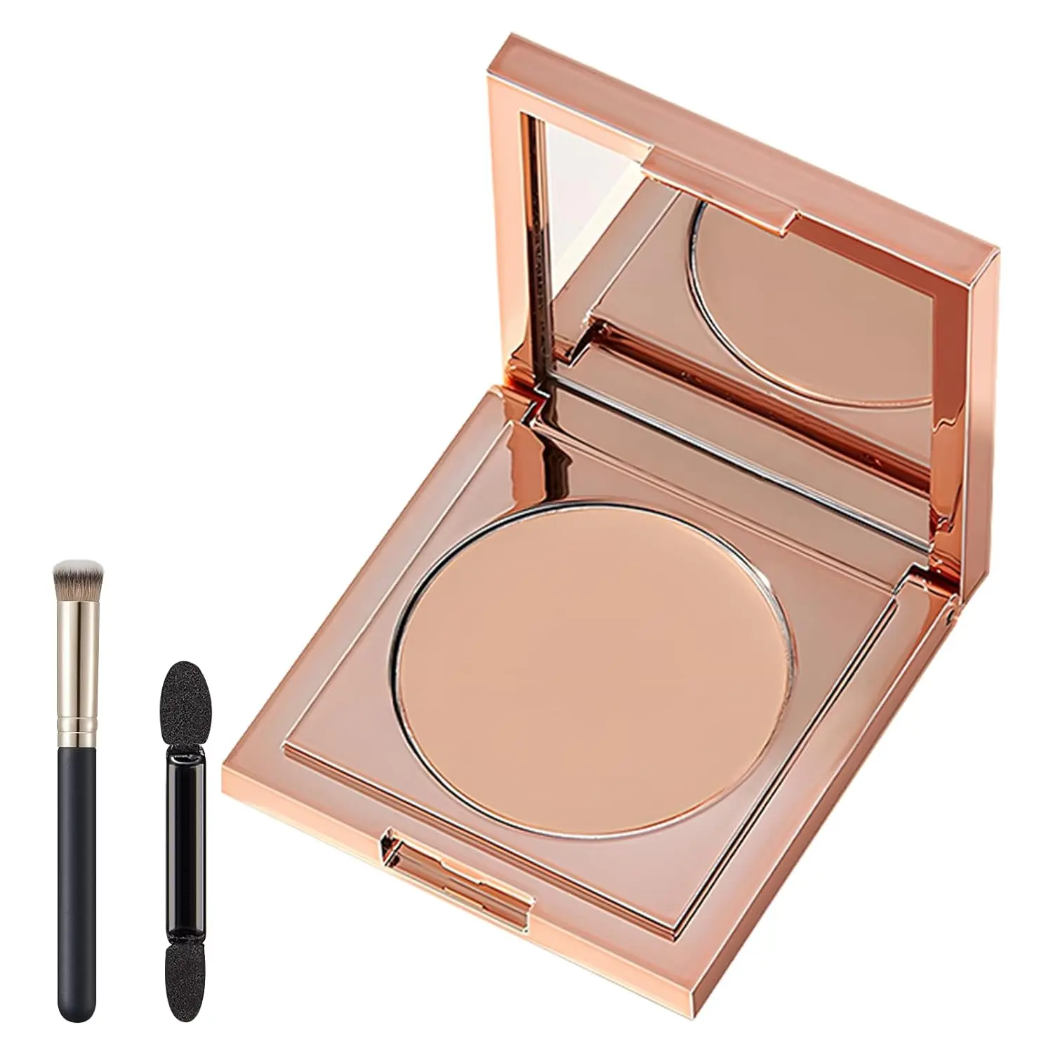 Colored Clay Undereye Corrector, under Eye Concealer, under Eye Color Corrector, Undereye Color Corrector for Dark Circles, Under Eye Corrector for Dark Circles with Brush