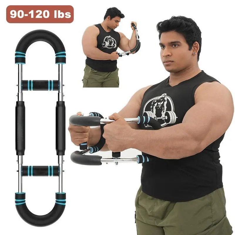 Twist Arm Trainer with Spring Resistance, a Portable and Detachable Piece of Home Fitness Gear for Chest & Arm Strength Training, Gym Exercise Equipment