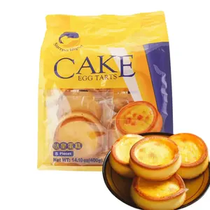 Success Import Egg Tarts Shape Cake - Asian-Style Soft & Rich Core Sponge Cake 14.1oz Golden Color Dessert Treats Perfume Milk Flavor For Coffee Tea Snacks Parties Pastries Sweet Baking