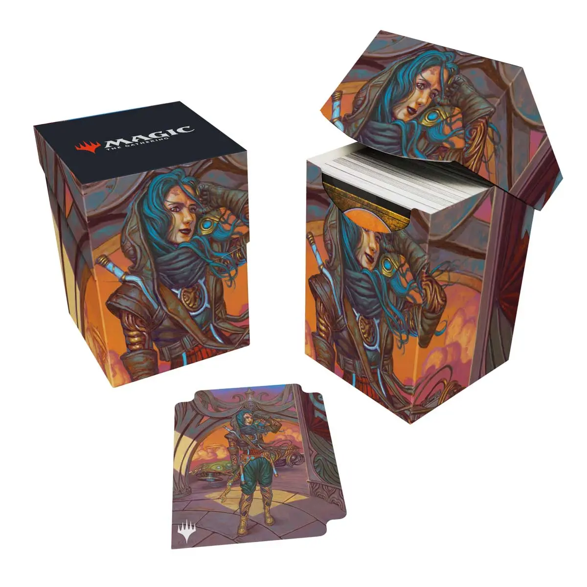 Aetherdrift Sita Varma, Masked Racer 100+ DECK BOX® for Magic: The Gathering Aetherdrift Sita Varma, Masked Racer 100+ DECK BOX® for Magic: The Gathering