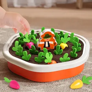 Carrot Harvest Toy, 1 Box Shape Sorter Preschool Learning Fine Motor Skills Game, Sensory Activity Board, Multi Activity Playset, Educational Toy for Teens, Birthday Gift