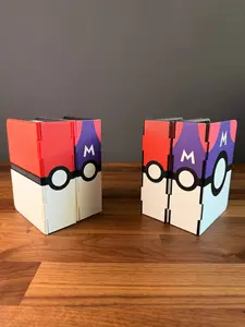 6 or 12 Page Ultra Pro Toploader Card Binder – 3D Printed Trading Card Storage Book, Sliding Page TCG Album, Premium Card Display Organizer Card Sleeve