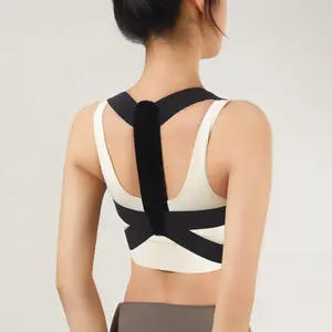 1Pc Posture Corrector with Shaped Biomechanical Design Comfort Fit Back Brace Corrects Hunchback Adjustable Shoulder Straightener