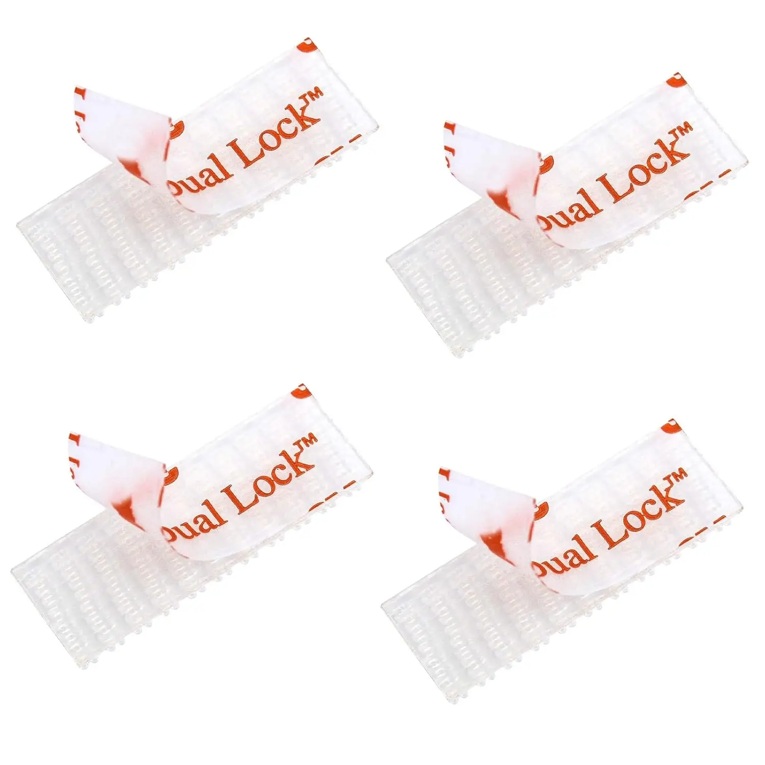 EZ Pass/IPass/IZoom/SunPass  Lock Adhesive Strips 4 count (2 Sets), EZ Pass/I-Pass/Toll Tag Tape Mounting kit,Peel and Stick Adhesive Strips  Lock Tape