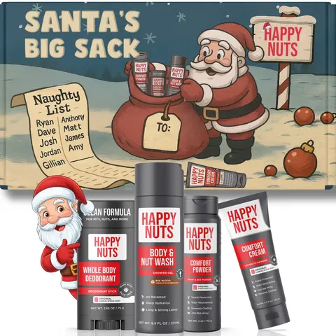 Happy Nuts Santa's Big Sack - Mens Self Care Gifting Set