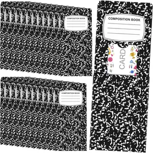 24 Pcs Teacher Gift Card Holder Composition Notebook Coffee Money Sleeves Thank You Teacher Greeting Cards Bulk Notebook Money Holder End of Year Gifts Graduation Party for First Day Back to School