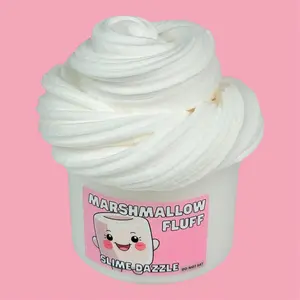 Slime White Butter Marshmallow Fluffy Slime Made in USA Non Sticky