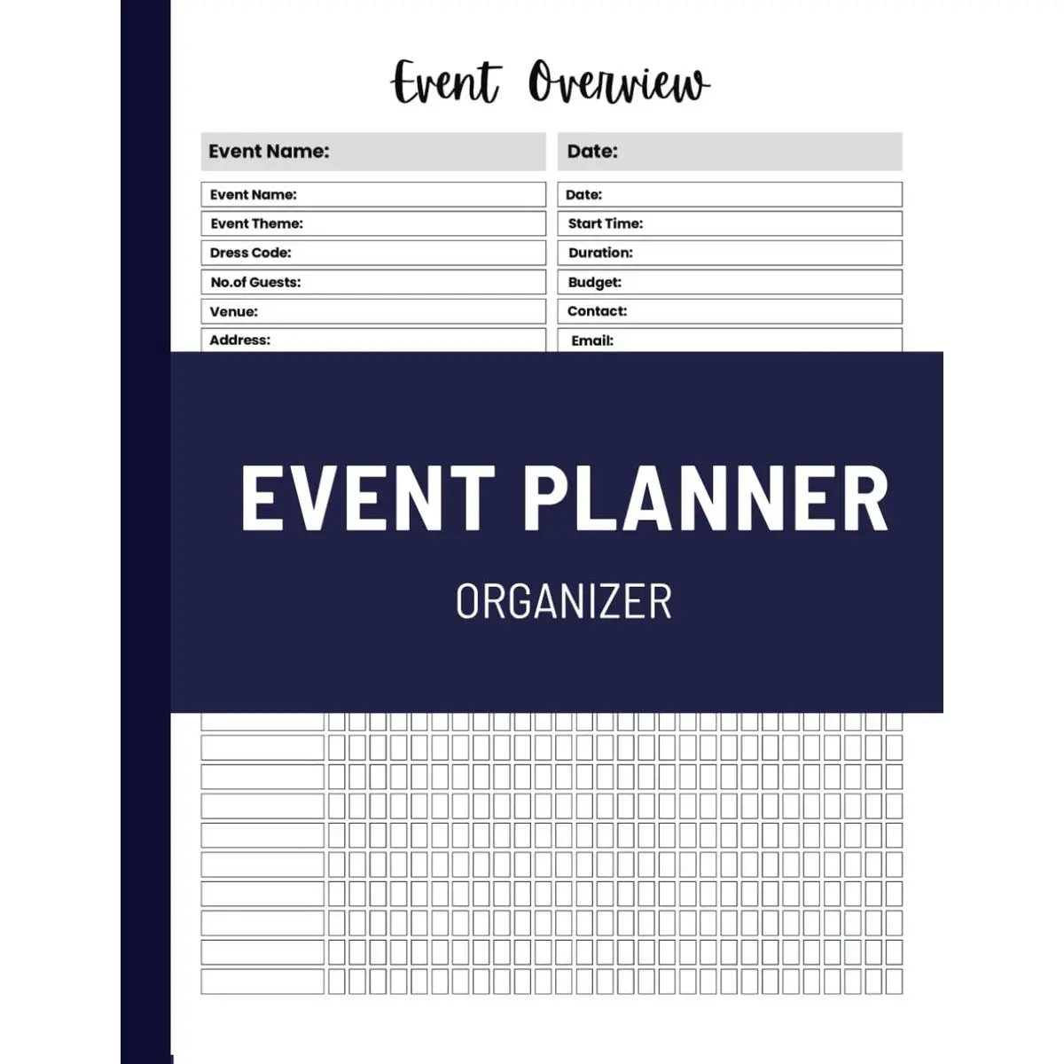 Event Planner Organizer: Stay organized with this comprehensive event planning management book for birthdays, weddings, and holiday house parties. ... lists, menus, to-do lists, and shopping lists Paperback – March 20, 2024