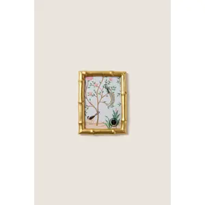 5x7 Gold Faux Bamboo Frame