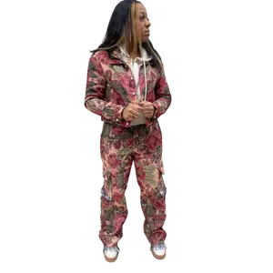Women’s Red Rose Tapestry Jacket