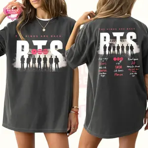 Arirang Tracklist The Kings Are Back Shirt, Bangtan 2026 Album Songs Concert Tee, Merch Gift for Kpop Fan