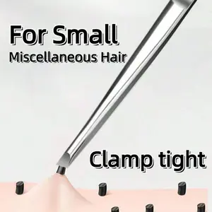 High Quality Stainless Steel Eyebrow Tweezers, Precision Hair Removal Tool, Durable & Safe Design, Ideal for Daily Grooming, Cosmetic Tool