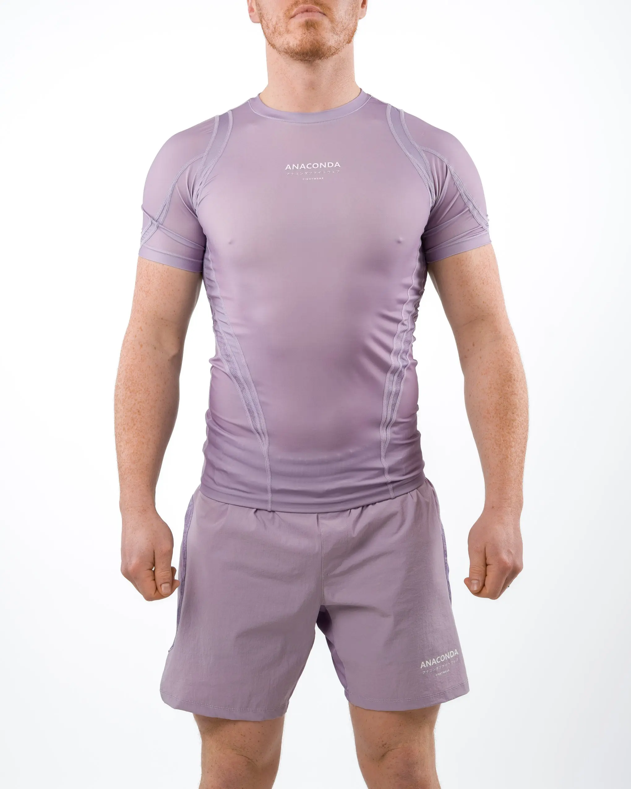Anaconda X-Vent Short Sleeve Rashguard – Ventilated Compression Shirt for Training | Purple