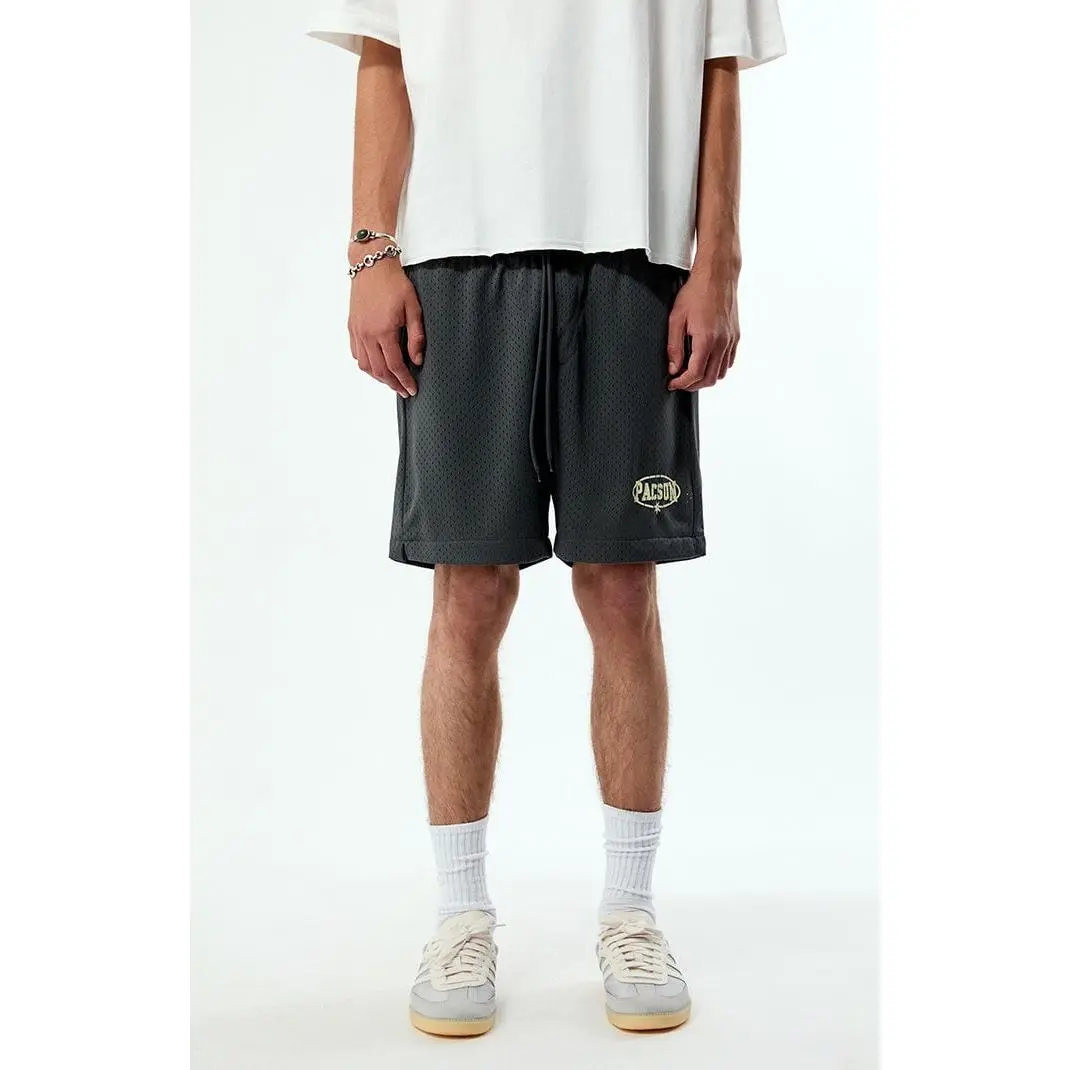 Pacsun Men's Charcoal Mesh Basketball Shorts Pacsun Men's Charcoal Mesh Basketball Shorts