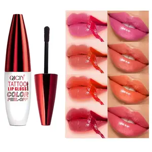 Tearable lip gloss with long-lasting waterproof and sweat resistant properties, can hold color for 24 hours and is not easy to peel off. Suitable for various makeup looks