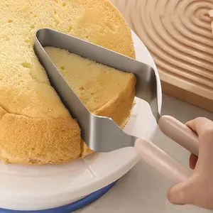 1 PC Cake Slicer Pastry Cutter Stainless Steel Cake Server, Cheesecake Divider Tongs Baking Tools Cake Leveler Slicer for Cake Pie Dessert