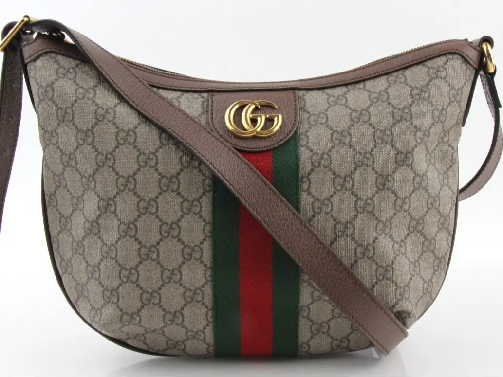 Pre-owned GUCCI Coated Canvas Crossbody Bags Ophidia GG Small Crossbody Bag