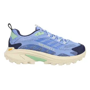 Merrell Womens Moab Speed Trail Running Sneakers Shoes - Blue