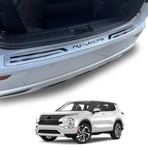 For Mitsubishi Outlander 2022 2023 2024 Car Accessories Rear Bumper Guard Stainless Steel 1pcs Kick Plate Protectors Car Stickers Auto Parts Cover Car Styling Auto Parts