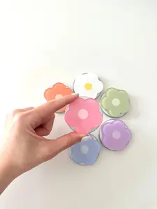 Colorful Flower, Cute Phone Holder, Flower phone grip (Magnetic Version)