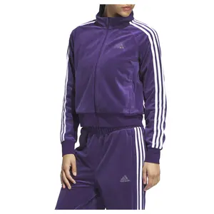 adidas Womens Y2k Glam Jacket Training Athletic Outerwear Casual - Purple