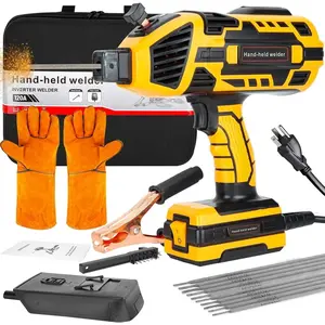 110V Portable Handheld Welder, ARC Handheld Welder with 2025 Upgraded IGBT Inverter, Stick Welder with 5 Variable Current Adjustment 20-120A for 3/32"-1/8" Rods, DIY, Professional Use, Repair, Gift