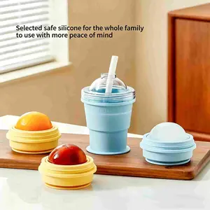 Ice Maker Cup Pop-up | Built-in Ice Maker Cup | Food Grade Silicone