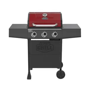 Expert Grill 3 Burner Propane Gas Grill in Red