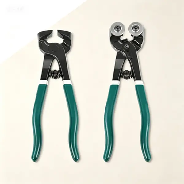 Heavy Duty Tile Nipper Set, Wheeled Glass Mosaic Cutter & Ceramic Nipper Tool, Mosaic Cutter for Cutting Glass, Ceramics, Stone, Metal, Reusable Precision Cutting Tool, Professional Grade Tile Cutter, Durable Hand Tools for Mosaic Craft