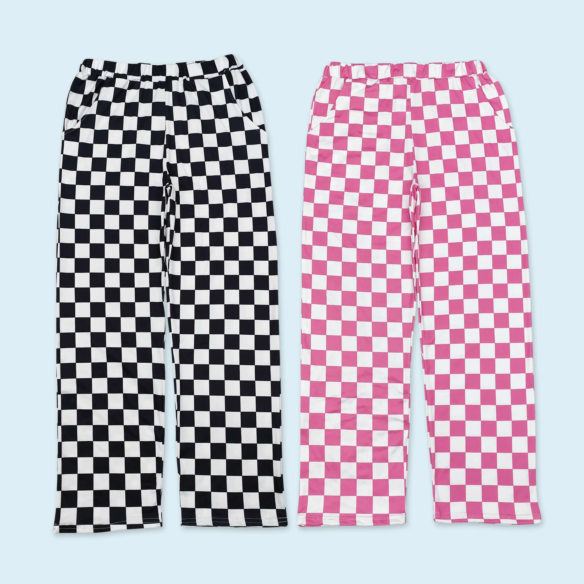 Adult women checkered pants Adult women checkered pants