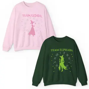 Team Elphaba Team Glinda Wicked Sweatshirt, Wicked Bestie Shirt, Shiz University Shirt, Elphaba Sweatshirt, Glinda Sweatshirt