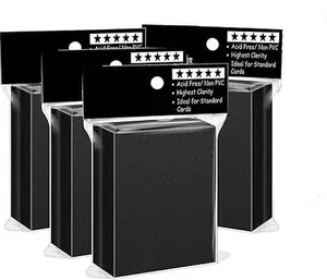 400 Counts Black Card Sleeves, Matte Card Sleeve Deck Card Protectors, Trading Card Sleeves Fit for MTG, TCG and Sports Cards tc g