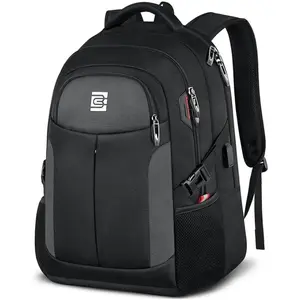 Bruno Cavalli Laptop Backpack #18506 with USB Charging Port TSA Friendly Waterproof Travel School Bag for Men Women Durable 13-17 inch Computer Backpack