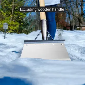 1PC-21cm/ 8.27inch, Multifunctional Garden Shovel, Snow Shovel, Household Cleaning Shovel, Outdoor Garden Cleaning Shovel, Handleless, High Manganese Steel, Yard Weeding Tool Shovel