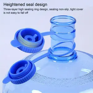 5Pcs 5 Gallon Water Jug Lid Food Grade Leak Proof Universal Water Bucket Sealing Lid Reusable 45MM Water Dispenser Lid Kitchen Utensils Kitchen Gadgets