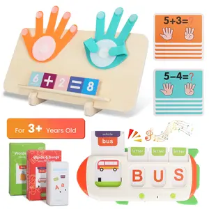 baby fashionTalking Flash Cards Interactive Learning Toys For Kids Aged 3+ Number Alphabet Words Song Learning Slime Baby Items Girlset lala baby shower gift mystery scoop orders rash guard