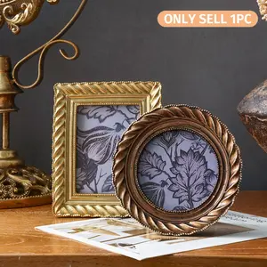 Vintage Spiral Frame, Picture Frame, European Style Photo Display, Versatile Horizontal & Vertical Use, Home Decor Accessory