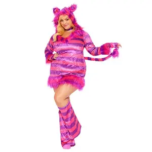 Plus Size Wonderland Magic Cat Costume for Women