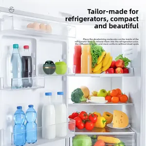 Compact Refrigerator Odor Remover Purifier Food Sterilization Preserver for Wardrobe & Car Ozone Deodorizer Tailor-made for Refrigerators