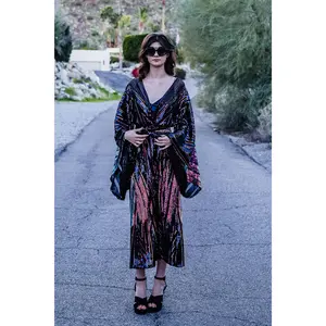 Midnight Lotus Kimono