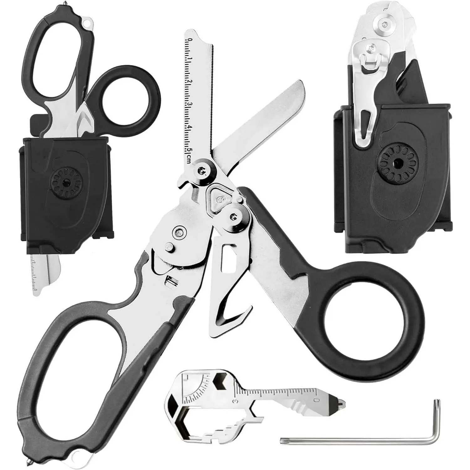 Heavy Duty 6 in 1 Multipurpose Emergency Trauma Shears Scissors with ...