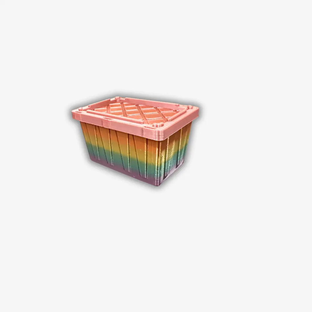 Valentine's Day Special Edition Mini Desktop Storage Tote Fun Stackable Organizer (SMALL)
