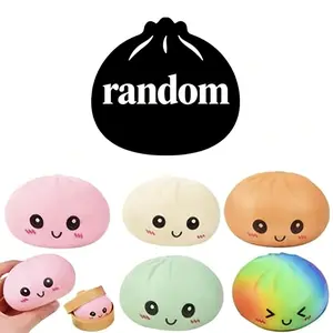 Squishy Dumpling Mystery Squishy Dumplings Box Glitter Squeeze Decompression Dough Dumplings Stress Ball Mystery