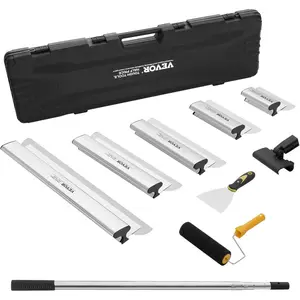 VEVOR Skimming Blade, 40 inch Smoothing Knife, European Stainless Steel Construction Knife, Aluminum Blade Profile Smoothing Knockdown Spatula for Gyprock/Drywall/Wall-BoardVEVOR Super Brand Day