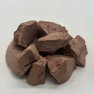 All-Natural Edible Pink Kaolin Cosmetic Clay – Hard & Brittle Lump, Zero Additives, Crumbles into Chunks, Wet Turns Slightly Sticky – 200g (7oz)