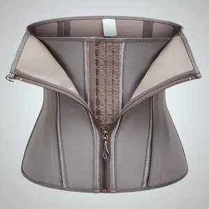 Waist Trainer Corset Zipper Tummy Control Shapewear Breathable Waist Cincher for Women Body Shaper Sport Girdle