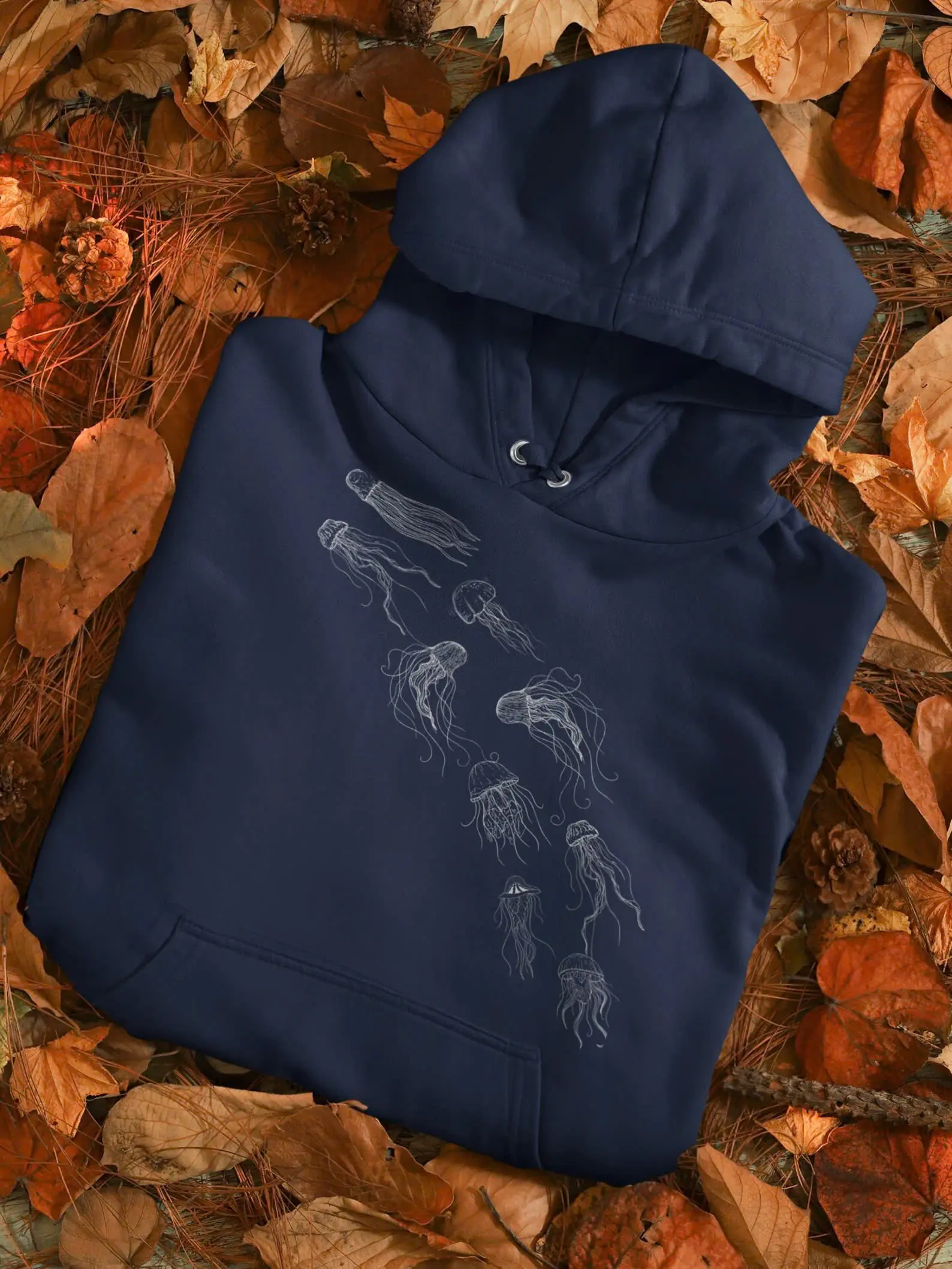 Jellyfish Crewneck Hoodie, Jelly Fish Print, Ocean Gifts, Fish Gifts, Gifts for Her