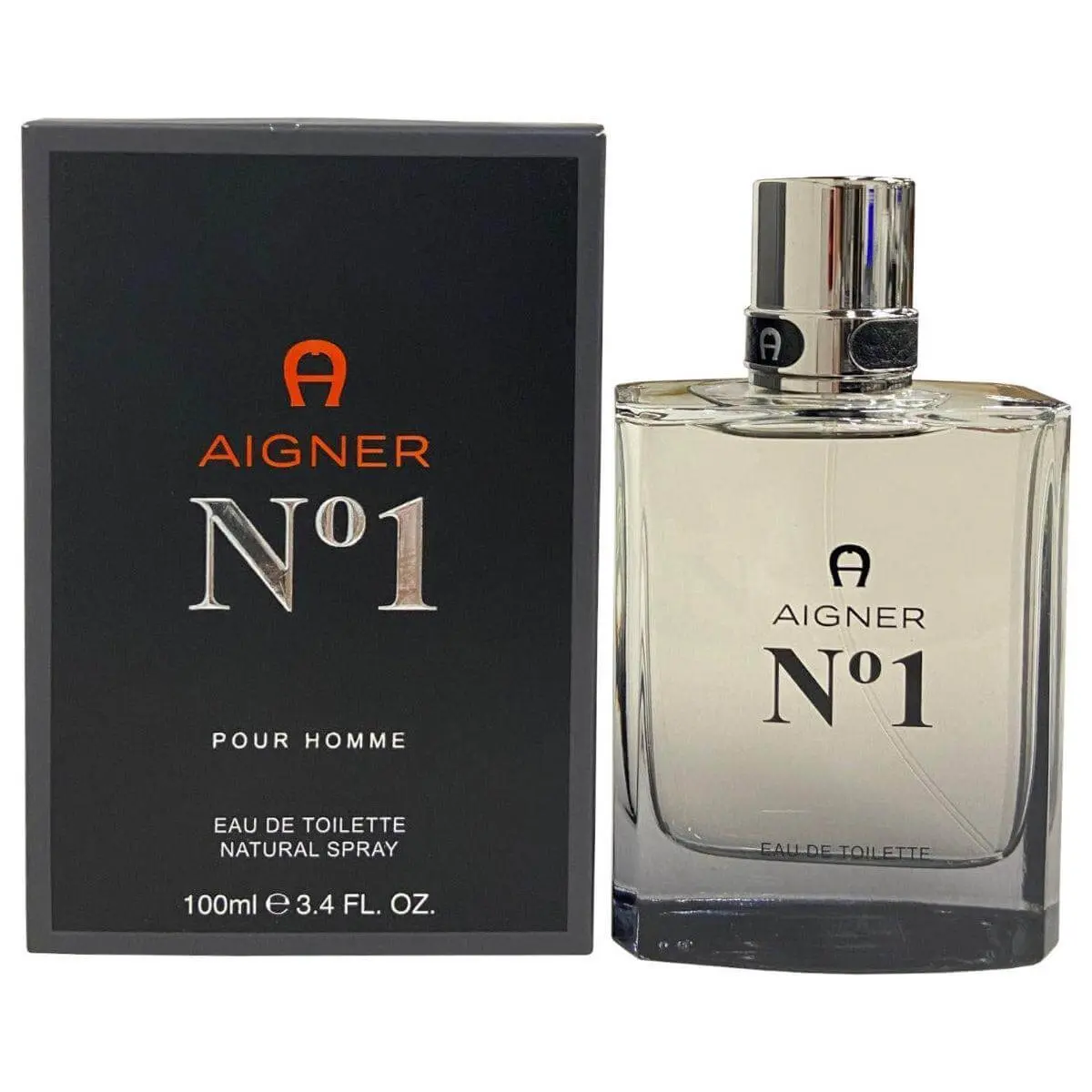 Etienne Aigner NO 1 Pour Homme Men's Eau de Toilette (EDT) Atomizer Spray - Bottle-Shaped, Masculine, Packaged Fragrance, 3.4 fl oz, New-in-Box Single Item, Bottle-Shaped Men's Fragrance, Masculine Men's Fragrance