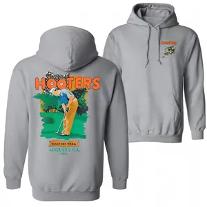 Hooters Golf Club Week 1993 Vintage Unisex T-Shirt/ Sweatshirt/ Hoodie, Full-Color Golf Cart Graphic, Summer Casual Cotton Tee for Men & Women, Menswear Top Shortsleeve